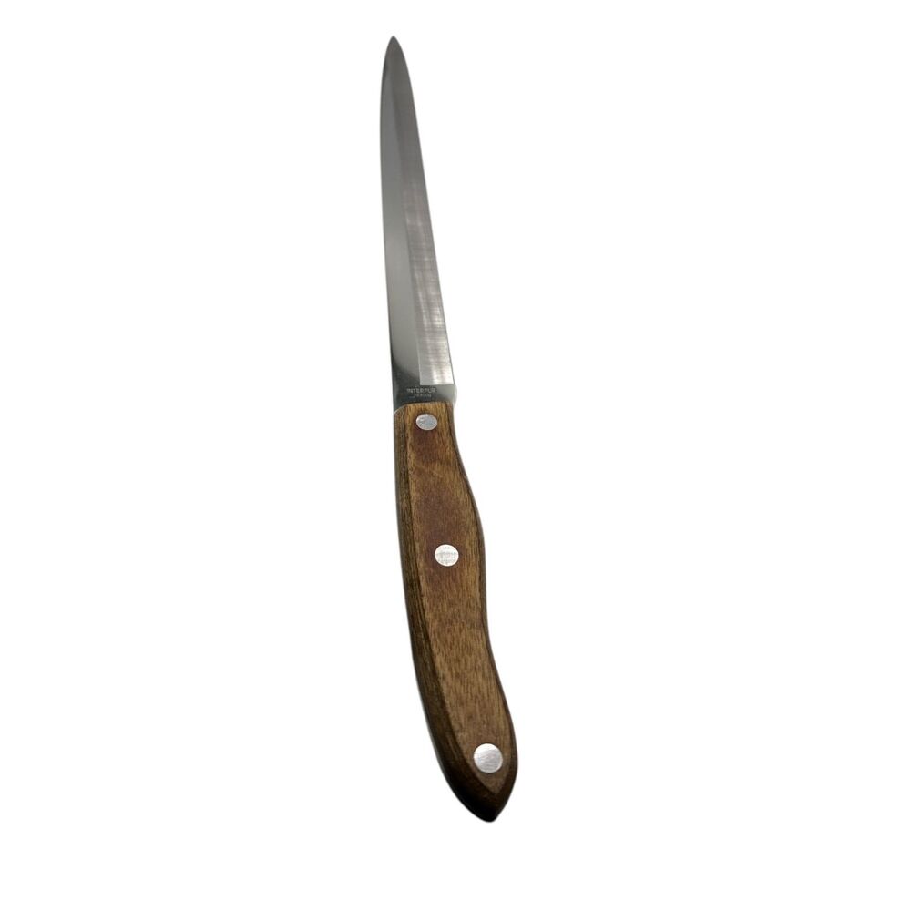 Interpur Wooden Handled Knife vintage Sashimi slicing 1970s - Picture 4 of 11